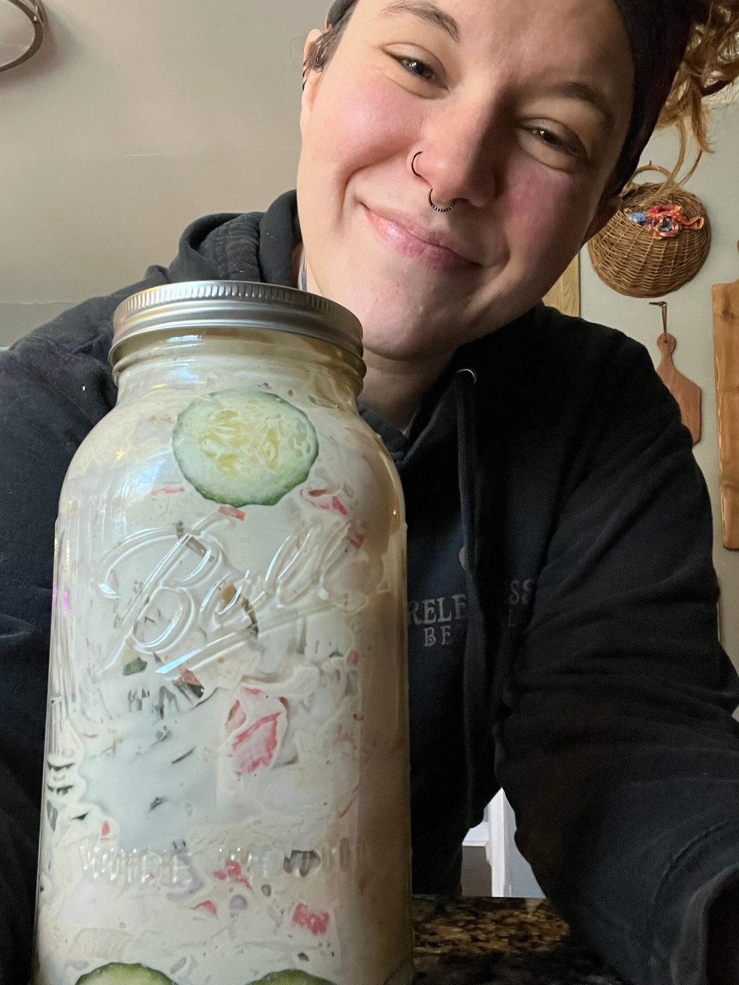 Crab Ragoon Cucumber Salad