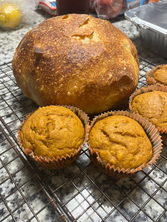 Sourdough Discard Pumpkin Muffins