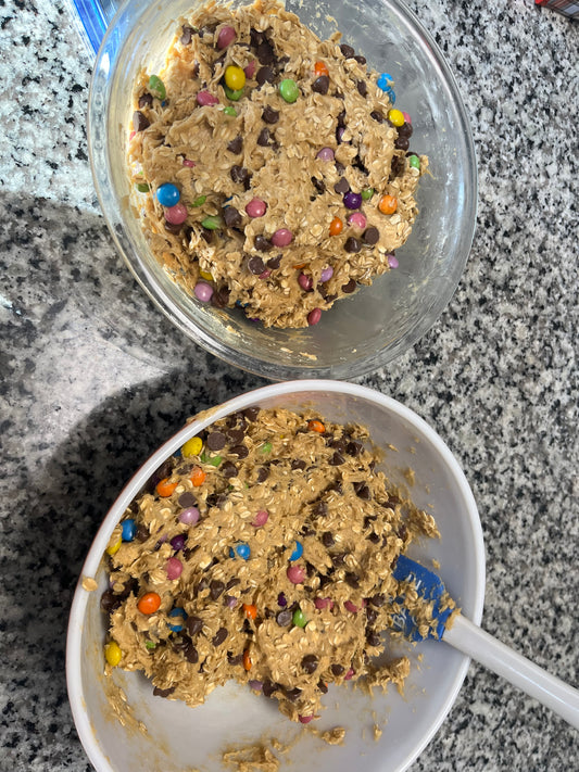 Sourdough Discard Monster Cookies